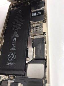 iPhone６　内部洗浄　修理