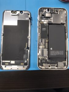 iPhone13miniバッテリー交換