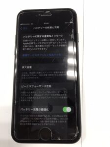 iPhoneSE2　バッテリー交換修理