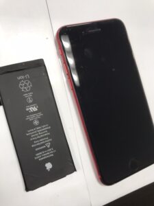 iPhone8のバッテリー交換