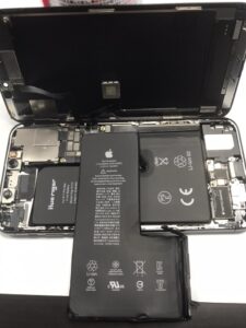 iPhone11proMAX　バッテリー交換修理