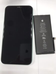 iPhone11　バッテリー交換修理