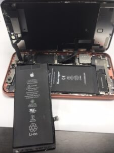 iPhoneXR　バッテリー交換修理