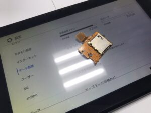 Nintendoswitch　SDカードスロット交換修理