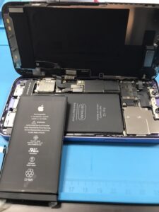 iPhone12　バッテリー交換修理