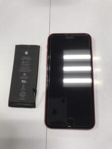 iPhoneSE2バッテリー交換修理