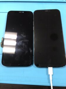 iPhone12　画面交換修理