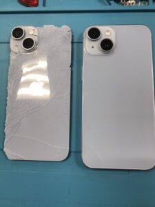 iPhone13 バックガラス修理