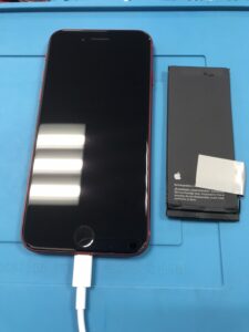 iPhoneSE2　バッテリー交換修理