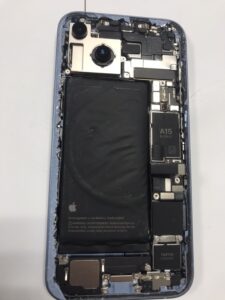 iPhone14のバッテリー交換