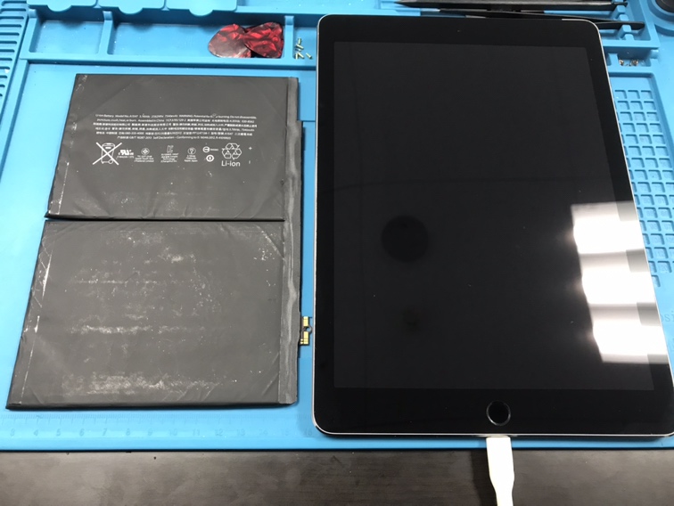 iPadAir2のバッテリー交換修理　【青森県八戸市よりご来店】