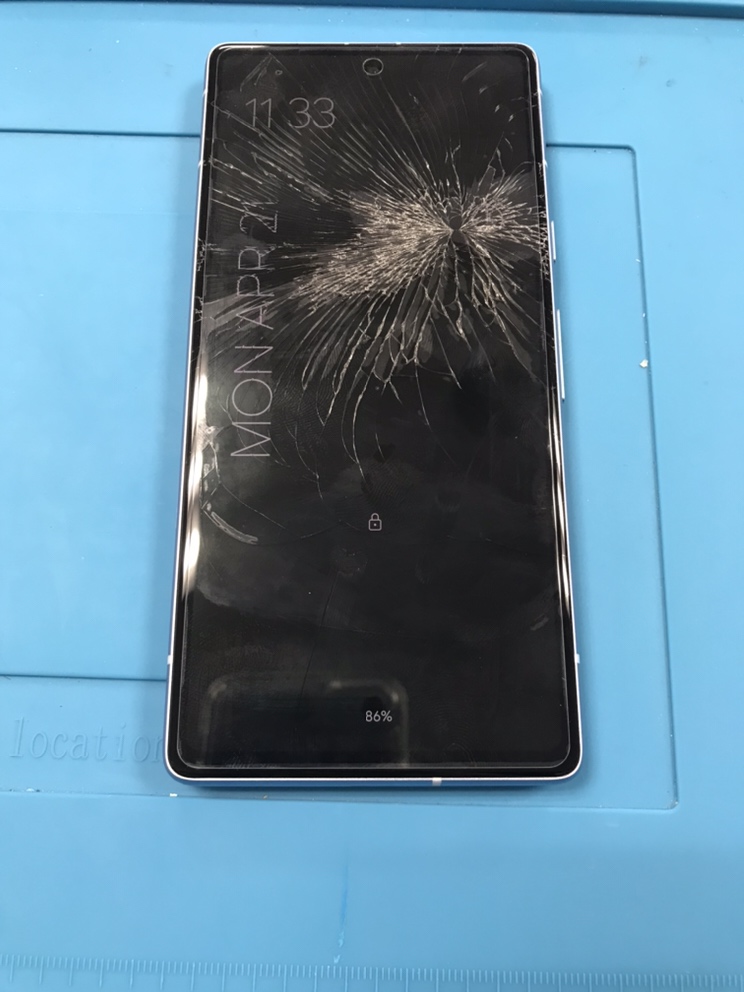 pixel7Aの画面交換修理　【青森県三沢市よりご来店】
