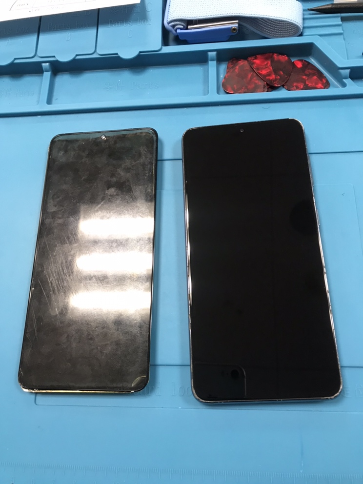 GalaxyS21　画面交換修理【青森県八戸市よりご来店】
