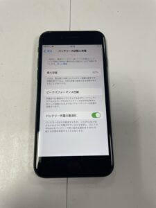 iPhoneSE2のバッテリー交換修理