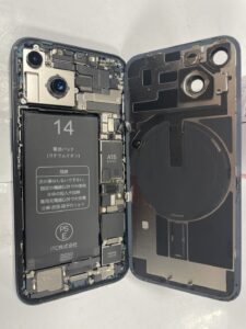 iPhone14　バッテリー交換